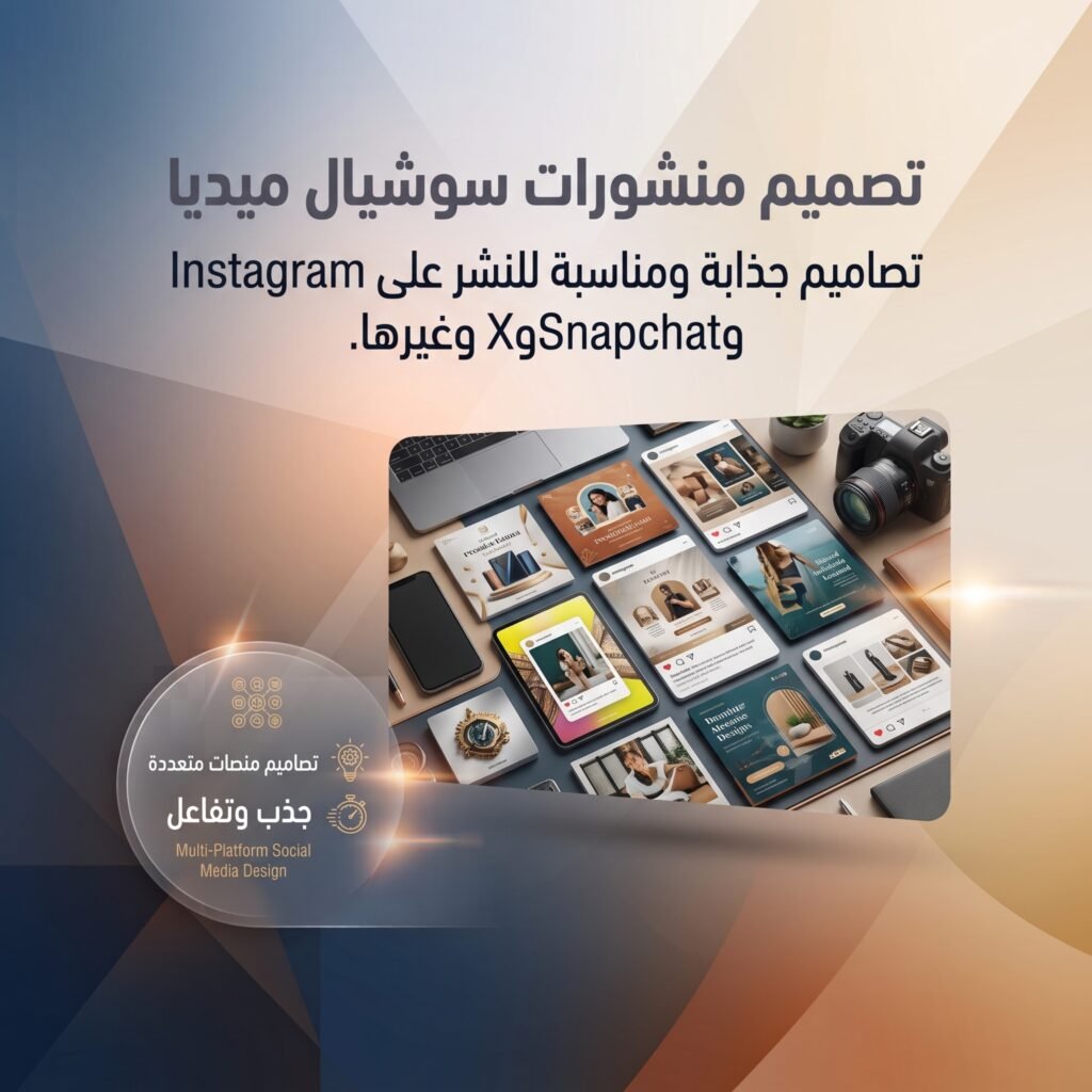 تصميم منشورات سوشيال ميديا