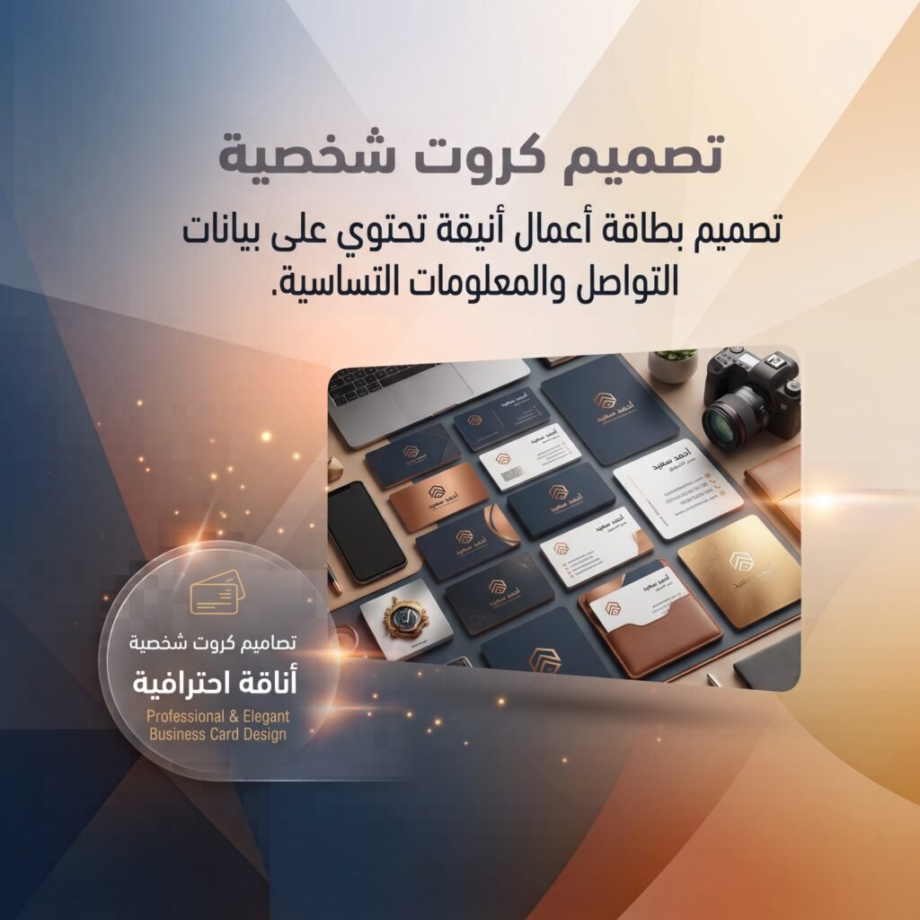 تصميم كروت شخصية