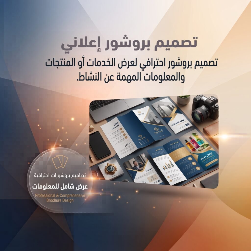 تصميم بروشور إعلاني