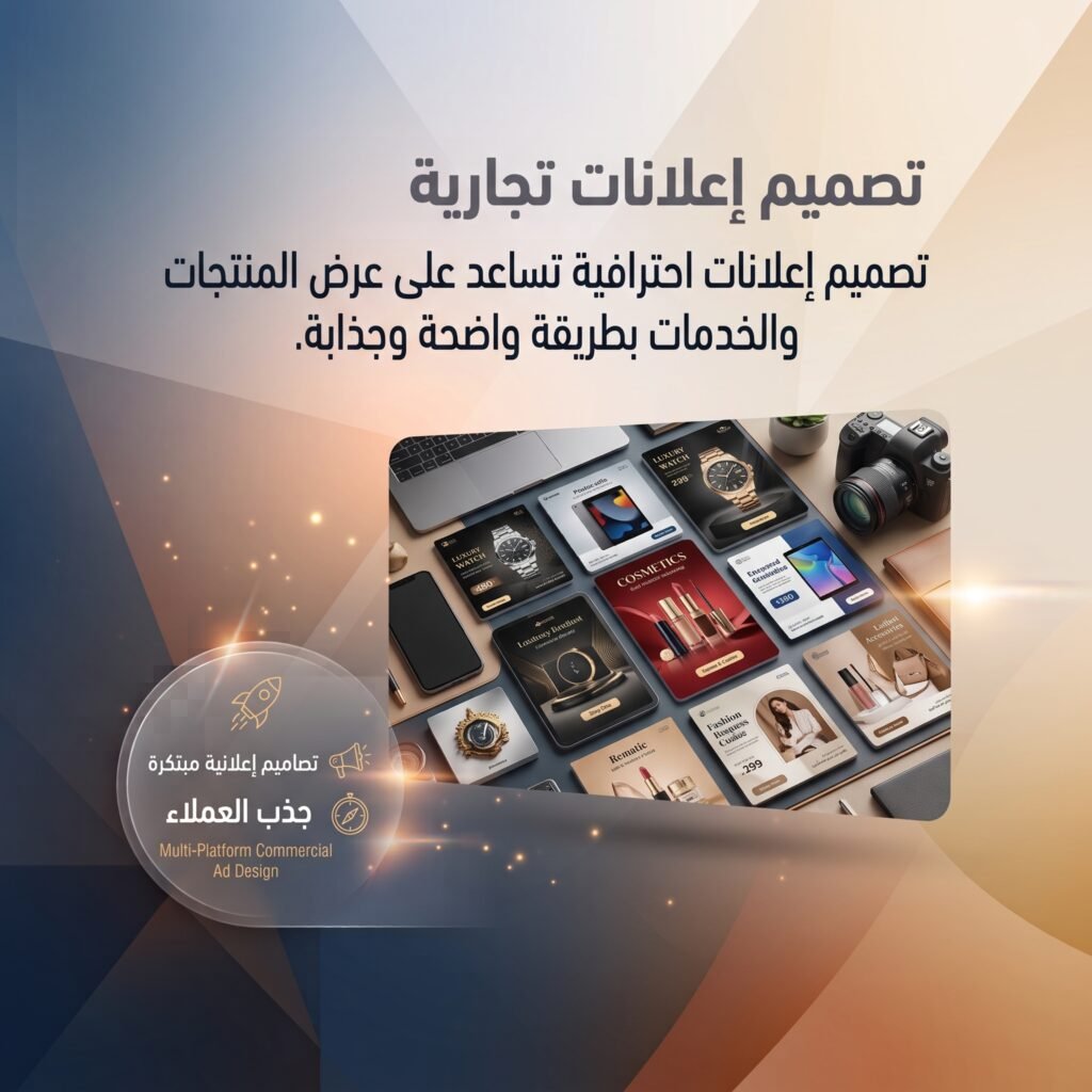 تصميم إعلانات تجارية